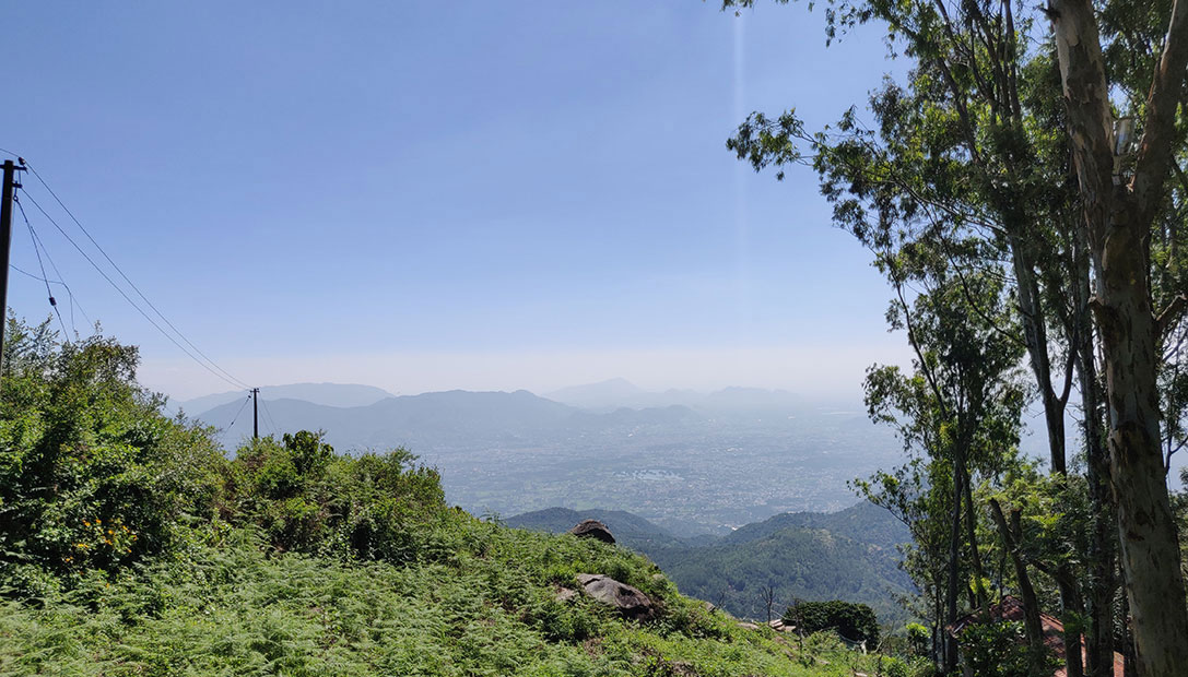 View from tenstay area