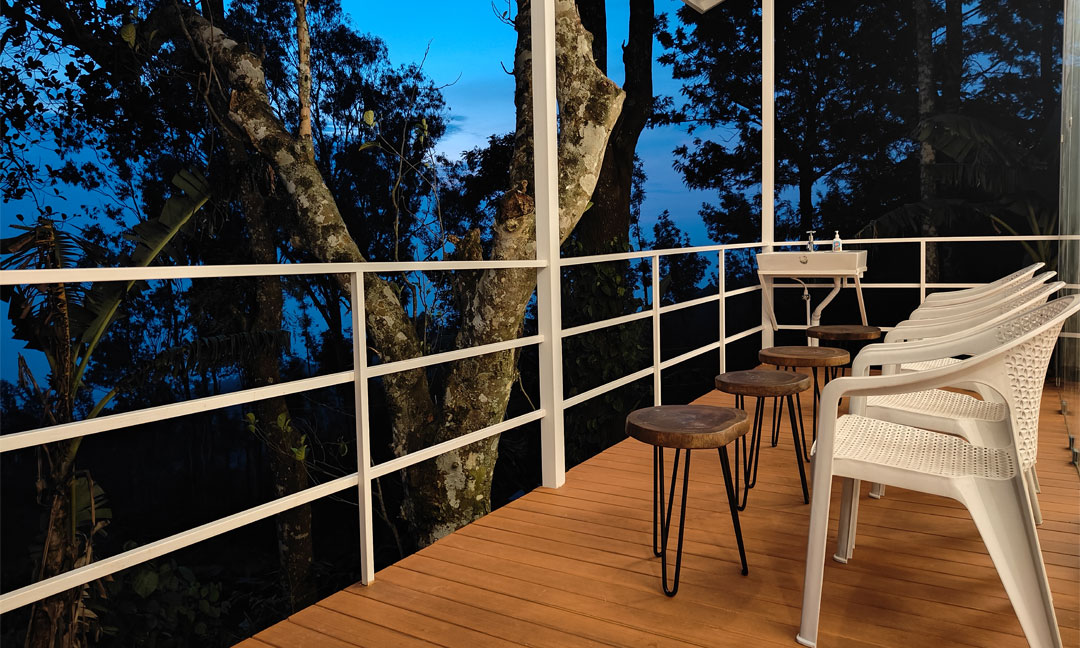 Tipperary Sunset Cabin - Sitout Area with Valley View