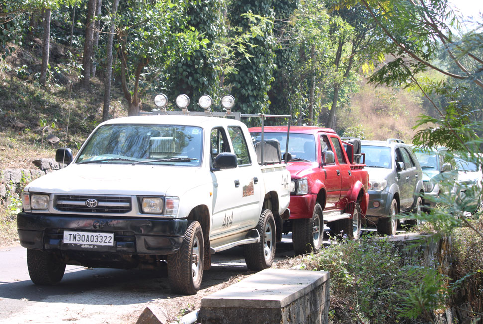 Hilux off-Roading Event in Tipperary Estate