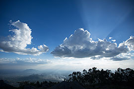 Passing clouds