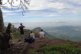 Resting area during trek